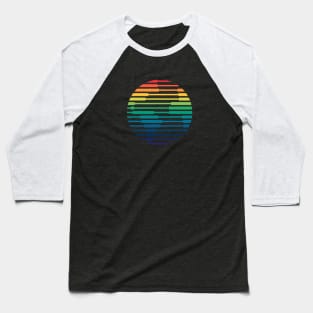Rainbow Earth Minimalist Baseball T-Shirt